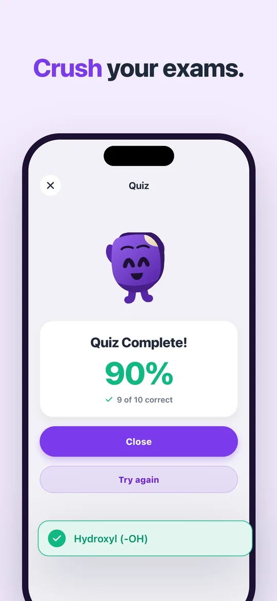 Quiz results